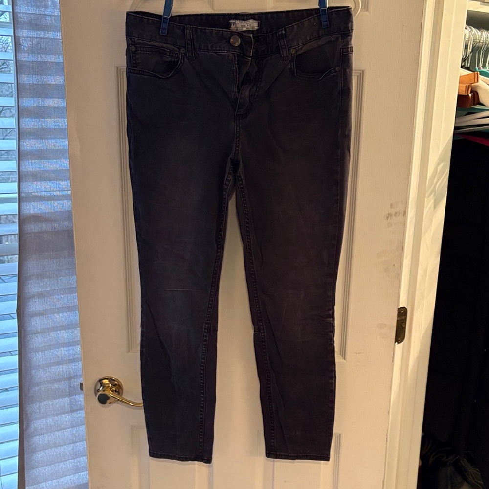Free People Dark Wash Ankle Jeans